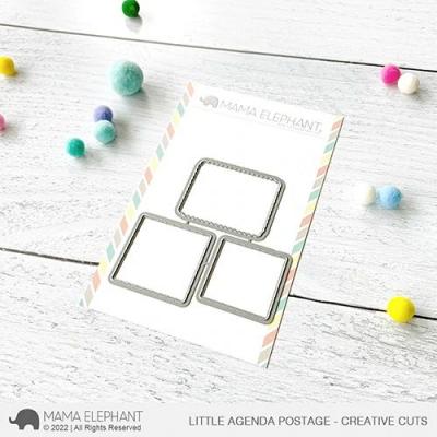 Mama Elephant Creative Cuts - Little Agenda Postage